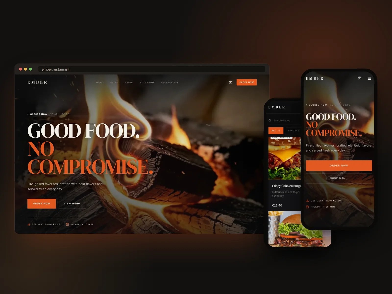 Ember on desktop and mobile
